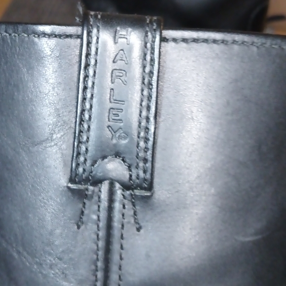 Harley Davidson Boots lightly worn sz 9 Black - Picture 6 of 6